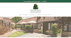 Desktop Screenshot of churchfarmcottages.com